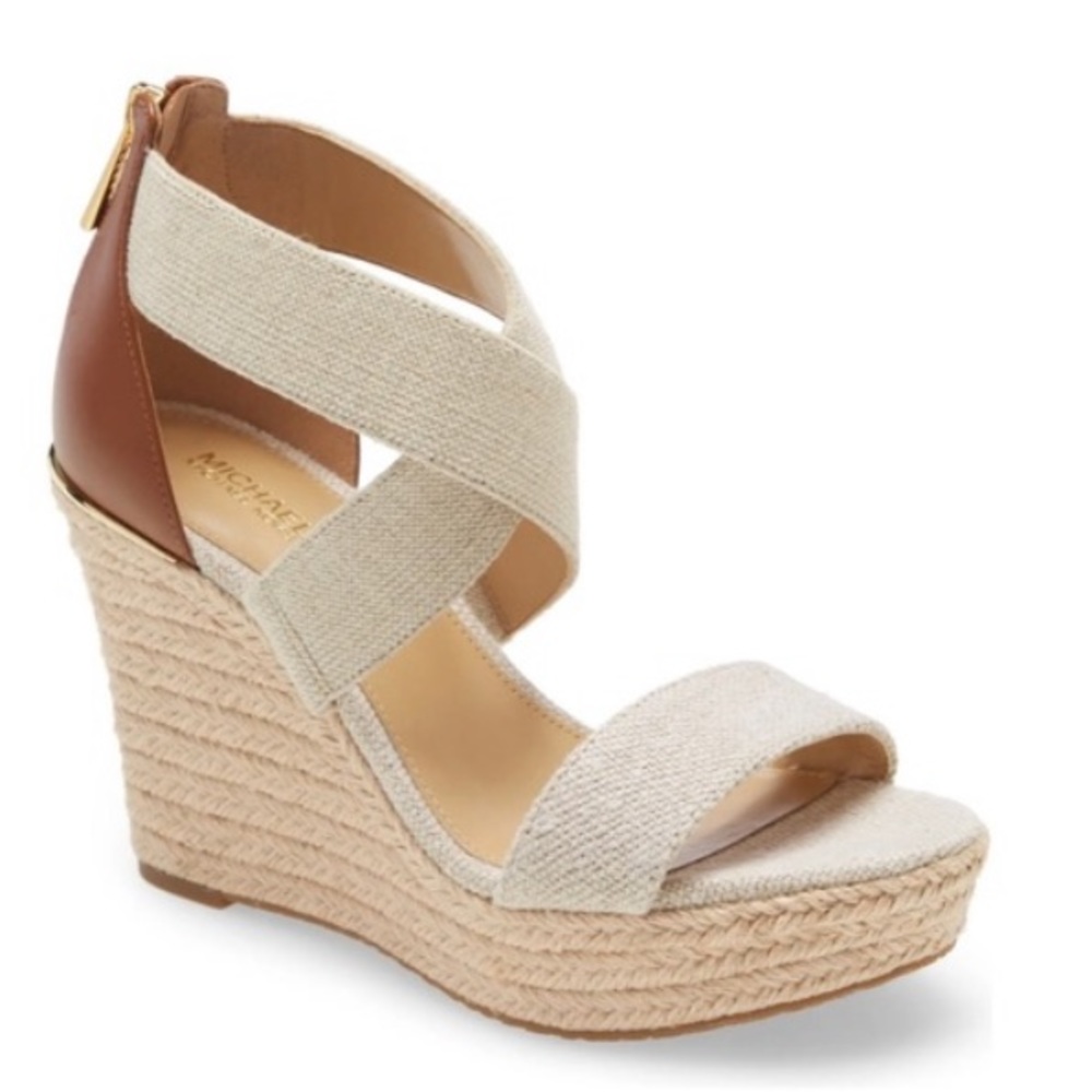 New Michael Kors Prue Wedge platform sandals